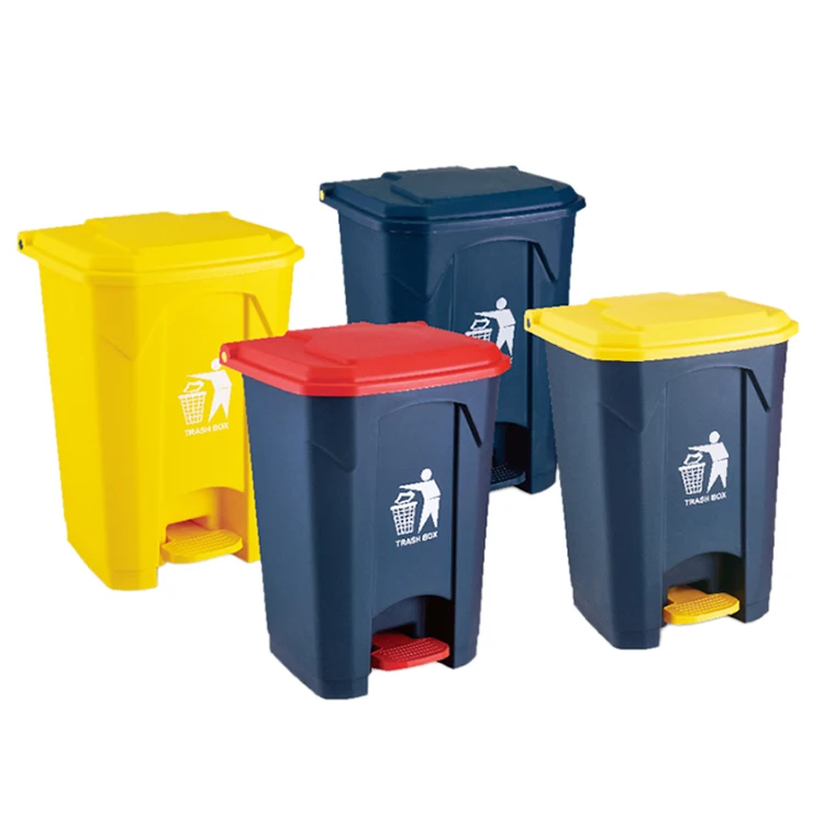 

China supplier wholesale factory price 50 Liter recycle plastic waste bin home rubbish bin, Can be customized