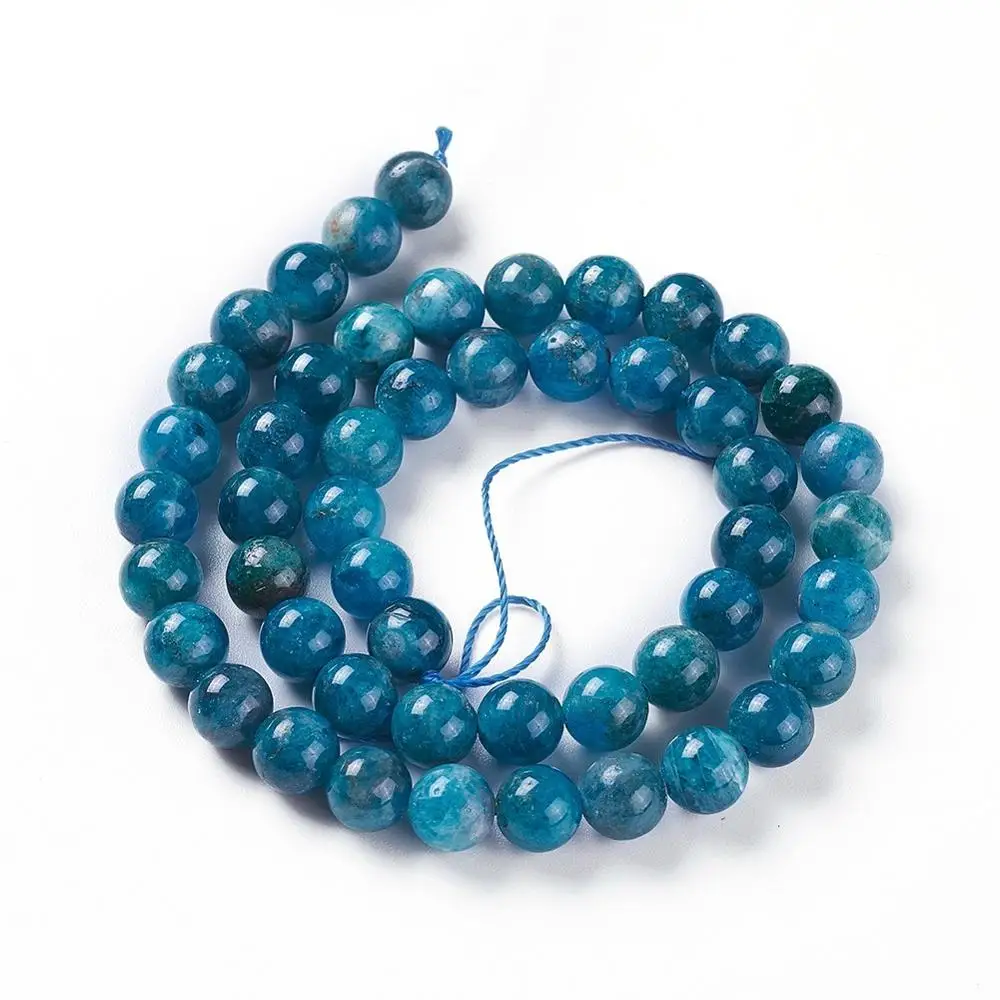 

PandaHall 6mm Natural Round Apatite Sphere Stone Bracelet Beads