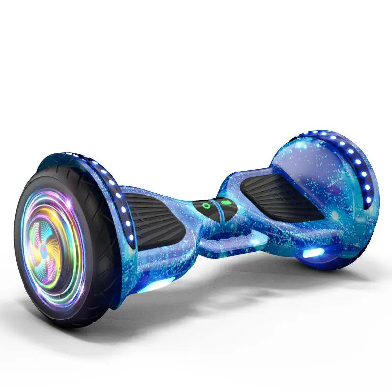 

Hover board for Kids Self Balancing Scooter 6.5inch/10inch Two-Wheel with Blue tooth and Lights Certified by CE, Black/white