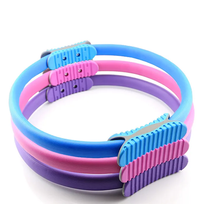 

Pilates ring women living comfortably sport home stretch yoga circle fitness accessories rings exercise, Blue,pink,purple,green