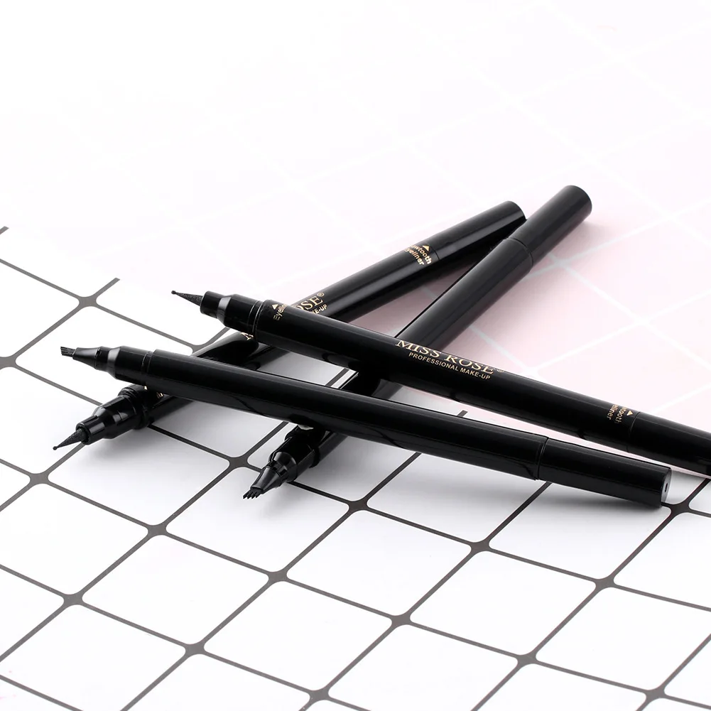 

Matte Natural Liquid Black Double Eyebrow Waterproof Eyeliner Pencil