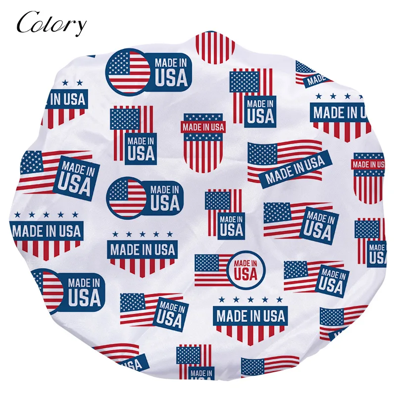 

Colory Making Machine Silk Shower Cap Waterproof, Customized color