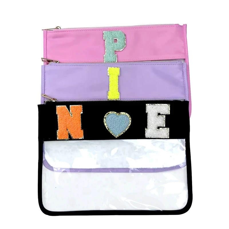 

Pine Waves New Arriving Fat Pouch Snail Bags Waterproof Nylon Toilet Bag For Wedding Bridesmaid Birthday Gift, Black,white,mint green,purple,royal blue,baby pink,hot pink