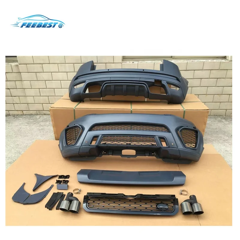 

PP Car Front Rear Bumper Kit For Land Rover Range Rover Evoque SVR 2011-2019 Body Parts Auto Parts