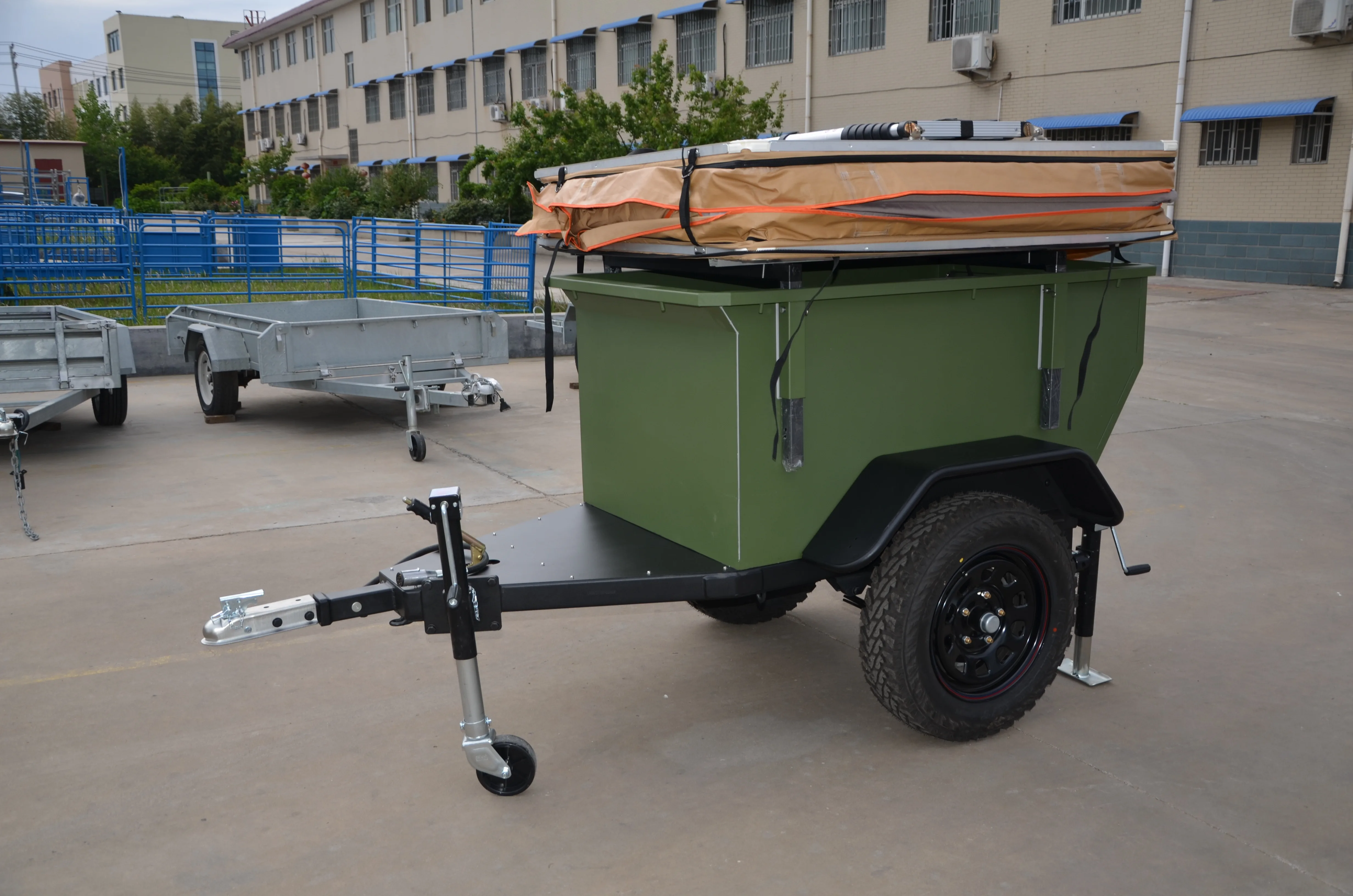 
Luxury Folding Camper Trailer with canvas tent for sale HLT-04 