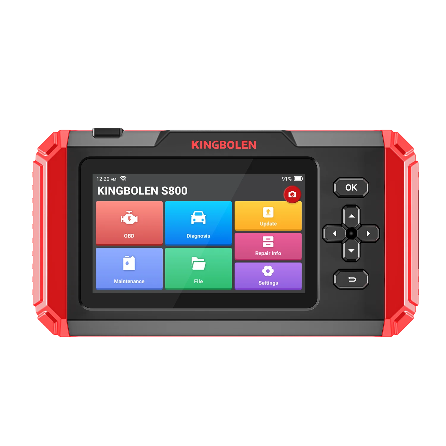 

KINGBOLEN S800 Car Diagnostic Tools ABS SRS ECM TCM 4 systems 15 Resets IMMO DPF Resets Lifetime Free 5 inch All OBD2 Scanner