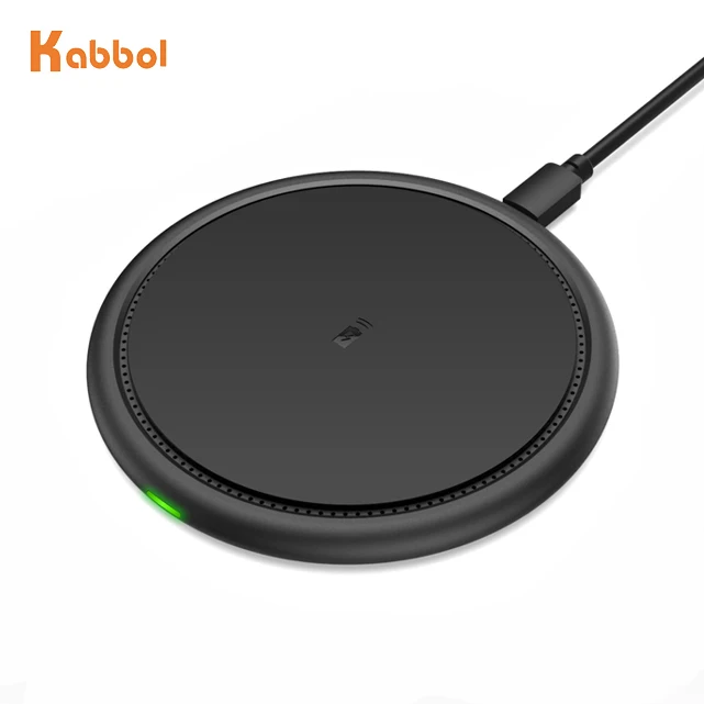 

5W 7.5W 10W Wireless Charging Pad Qi-Certified Wireless Charger for Phone 11/11 Pro/11 Pro Max/Xs MAX and Galaxy Note 10, Black/white