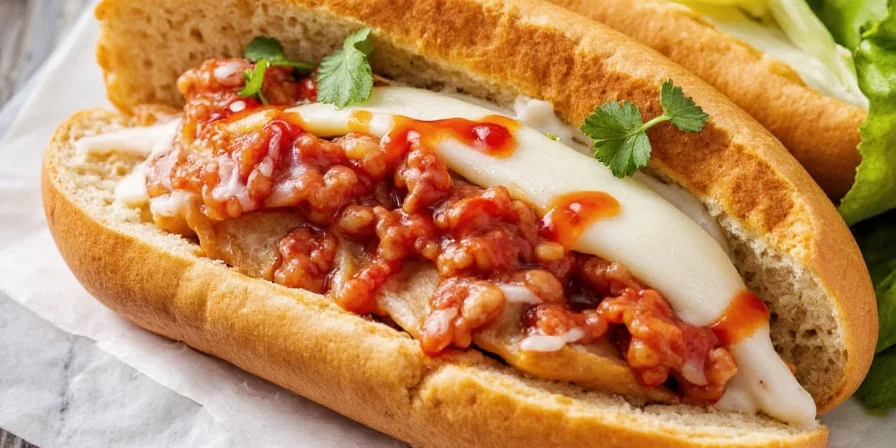Miso-honey glaze on a banh mi roll