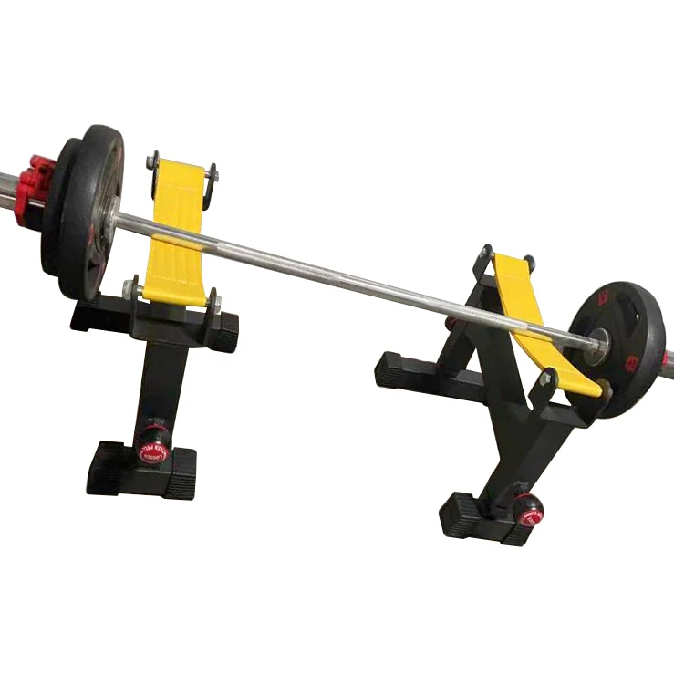 

Gym 5-Speed Adjustable Household Anti-wear Anti-Skid Deadlift Buffer Rack Barbell Rest Holder