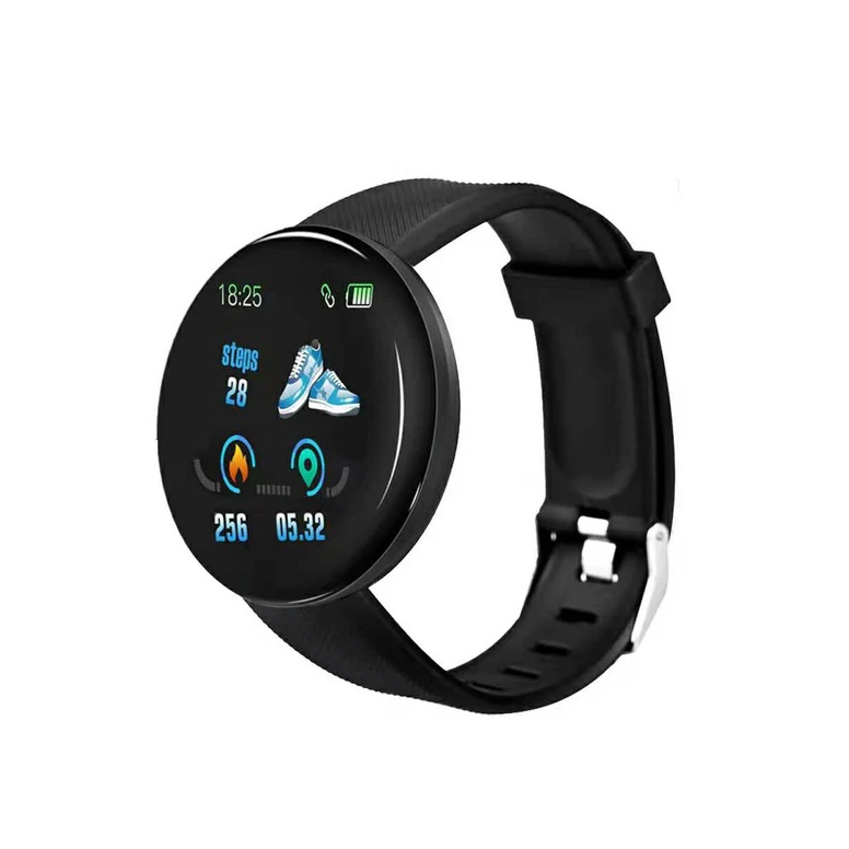 

Smart Watch D18 Bracelet Pedometer Round Screen Heart Rate Smart Wristband Waterproof Fitness Tracker Sport Smartwatch Band