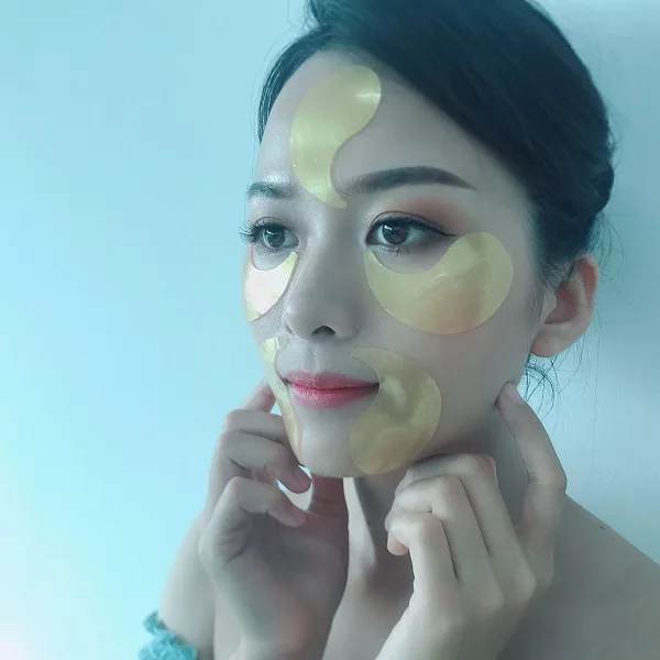 Gmp Factory Custom Eye Mask Collagen Crystal Eye Mask 24k Collagen Eye