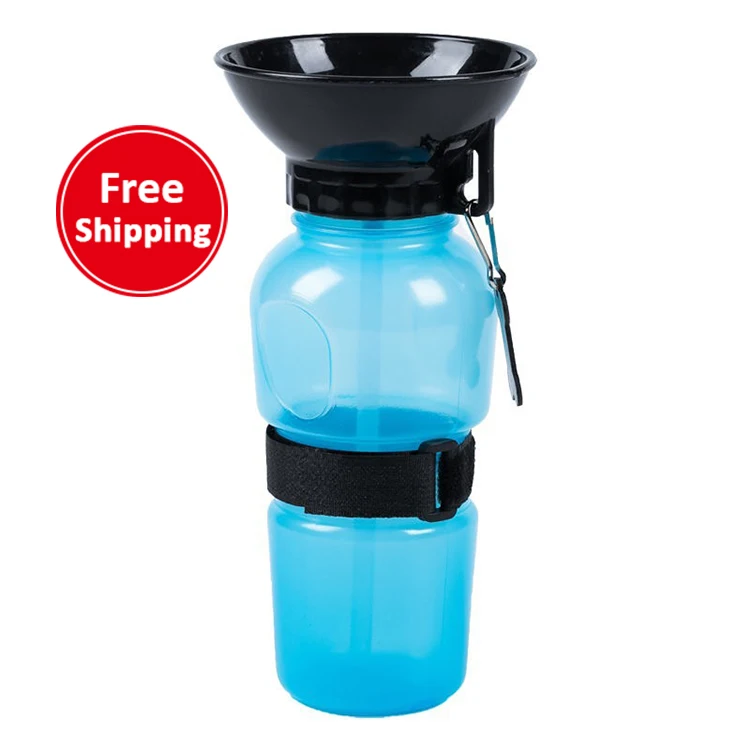 

Portable water bottle pet accompanying water feeder for dogs