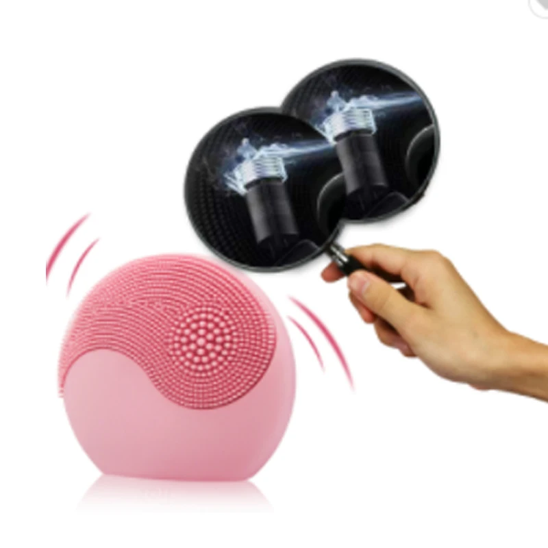 

Wholesale Vibrating Electric Usb Waterproof Facial Brush Cleaner Exfoliating Electrical Sonic Silicone Facial Cleansing Brush