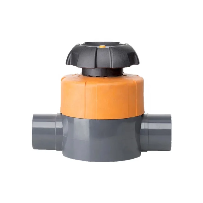 High Quality DIN ASTM JIS Standard Plastic Socket End Diaphragm Valve