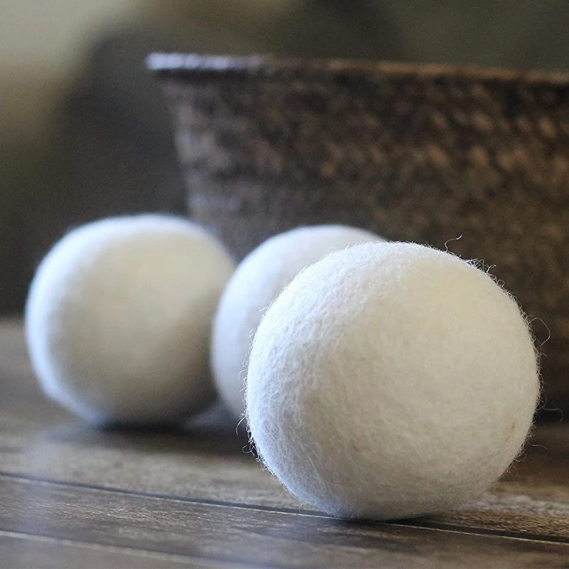 

New Trending Amazon in USA Amazon private label Organic laundry balls and dryer balls 7cm, White