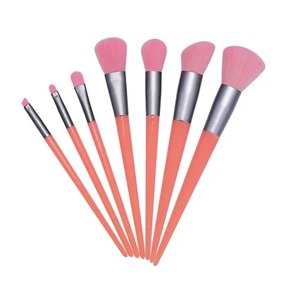 

2020HZM7PCS Travel Set Brush Self-owned brand army green makeup brush set brush, eye and face beauty tool set