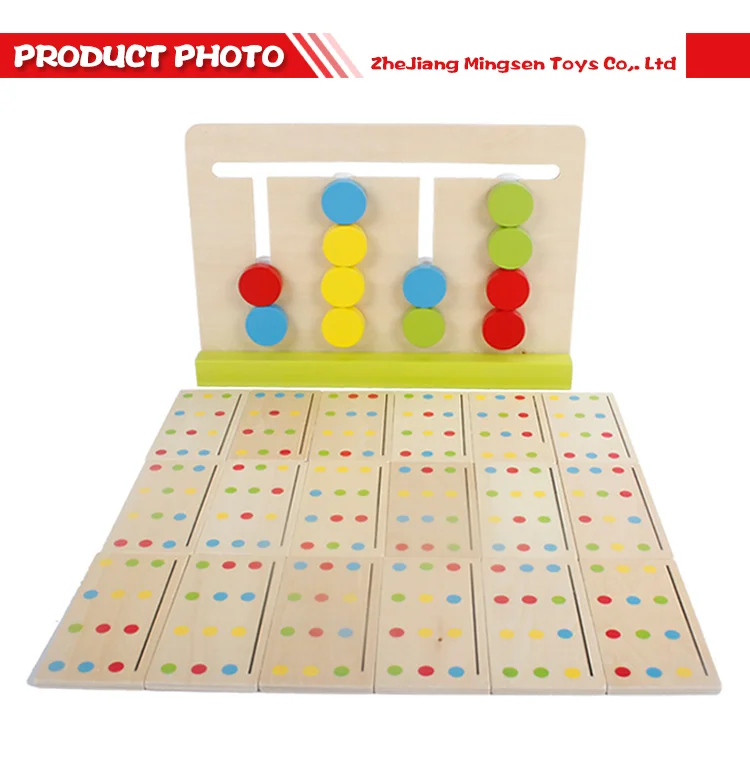 wholesale montessori wooden toys  color match toys educational toys for children
