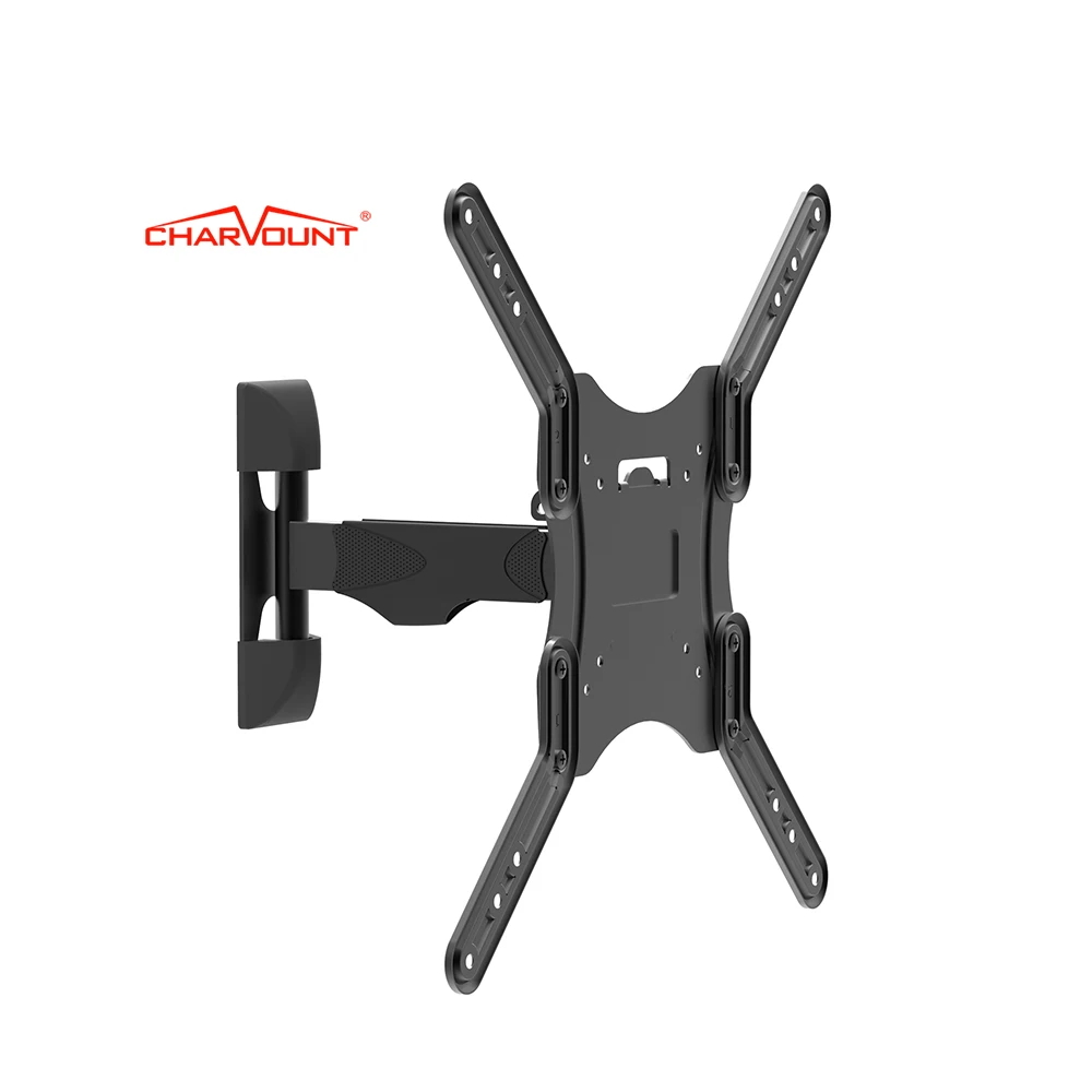 

Fit For 26 To 55 Inches Led Lcd Flat Screen Heavy Duty Tv Bracket Wall Monitor Mount, Black