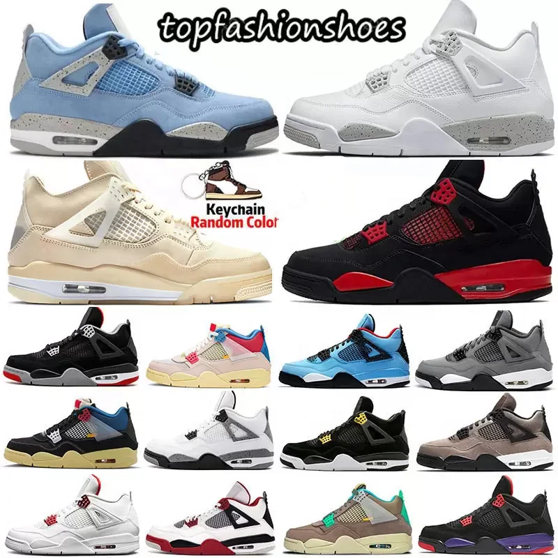 

2022 Sail Heritage 4 4s Mens Basketball Shoes Sneakers Rebellionaire University Blue Fire Red Oreo Bred Black Cat Guava Ice Whit