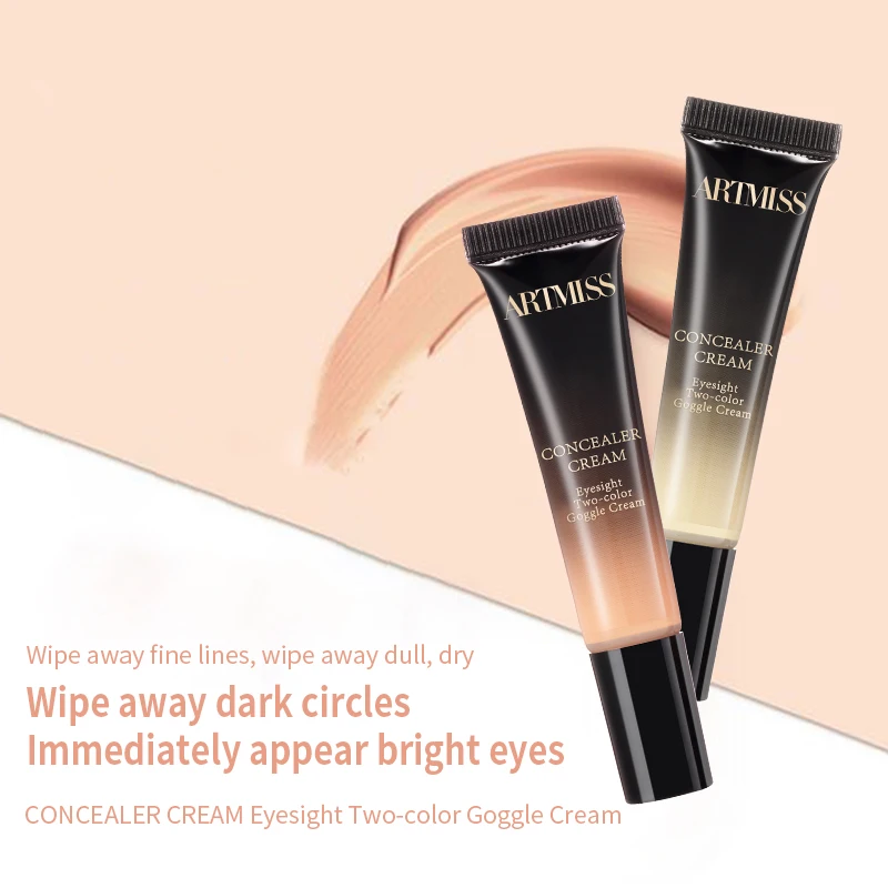 

Eye Concealer Two-Color Concealer Cover eye bags dark circles blemishes OEM ODM Private Label