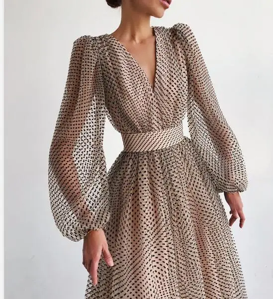 

Women' s clothing sexy 2021 new arrivals spring spot long dress casual dresses