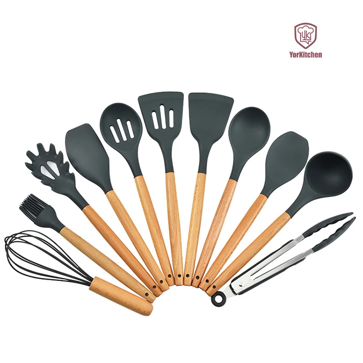 

Silicone Cooking Utensils Spatula Spoon Set Cooking Utensils Set