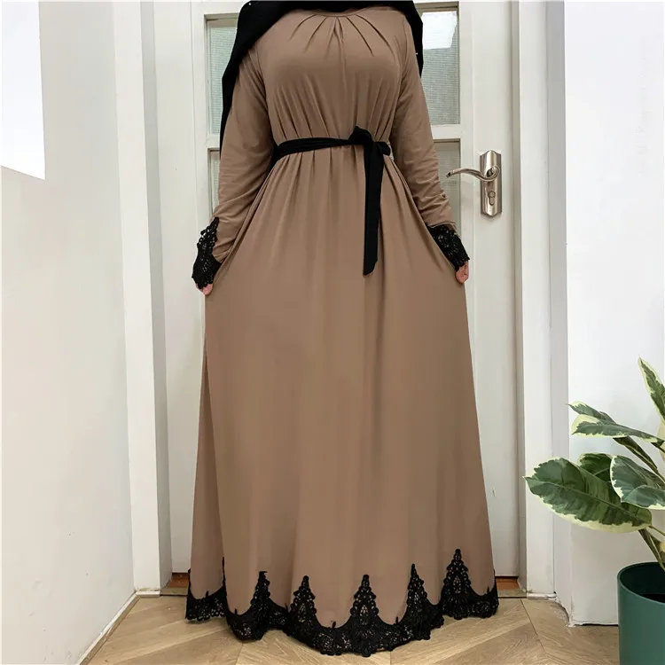 

GH-2022 Embroidery Abaya Turkey Turkish Habaya Dubai Women Muslim Dress Islamic Clothing