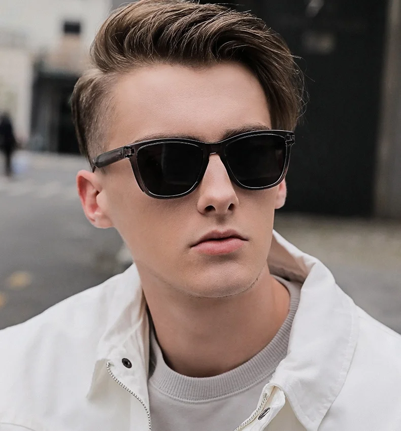 

Custom Polarized Eyeglasses Clear Luxury Retro Sunglasses Sun Designer Design Frame Eye 2021 Glasses Mens, 14 colors
