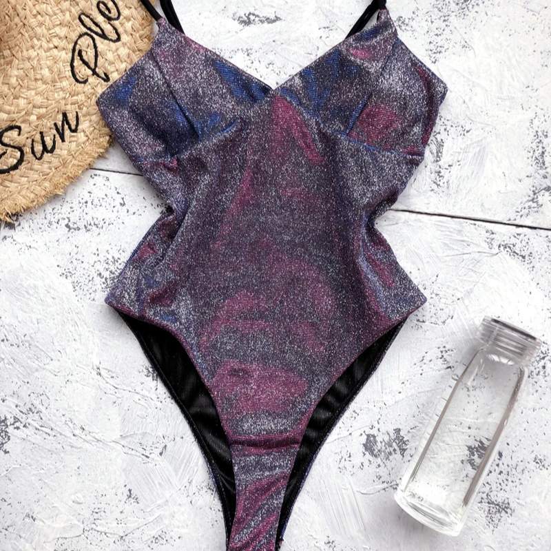 

Sequin Printed Swimsuit Bathing Suit Swimwear Beachwear One Piece Swimsuit