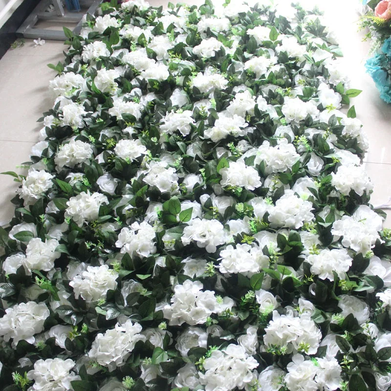

SPR 1.2*2.4m(4*8ft)/pc roll up cloth base foilage style flower wall backdrop wedding occasion decoration event artifical flower, Mix color