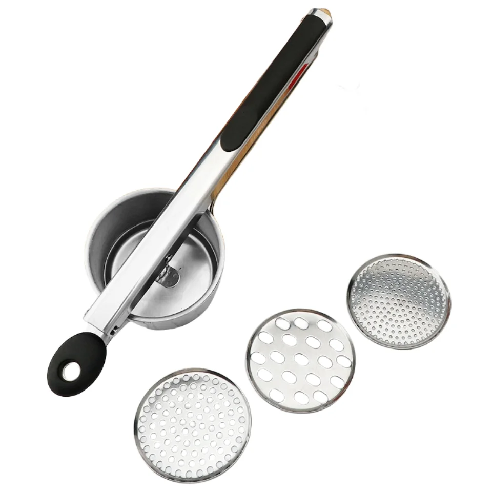 

Kitchen Fruit Vegetable Tools Durable 304 Stainless Steel Potato Ricer Masher Press Presser