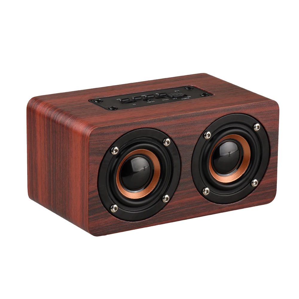 

Outdoor bluetooth speaker home USB set wireless microphone wood