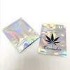 Wholesale medical matte smell proof package silver foil packaging mylar plastic bags