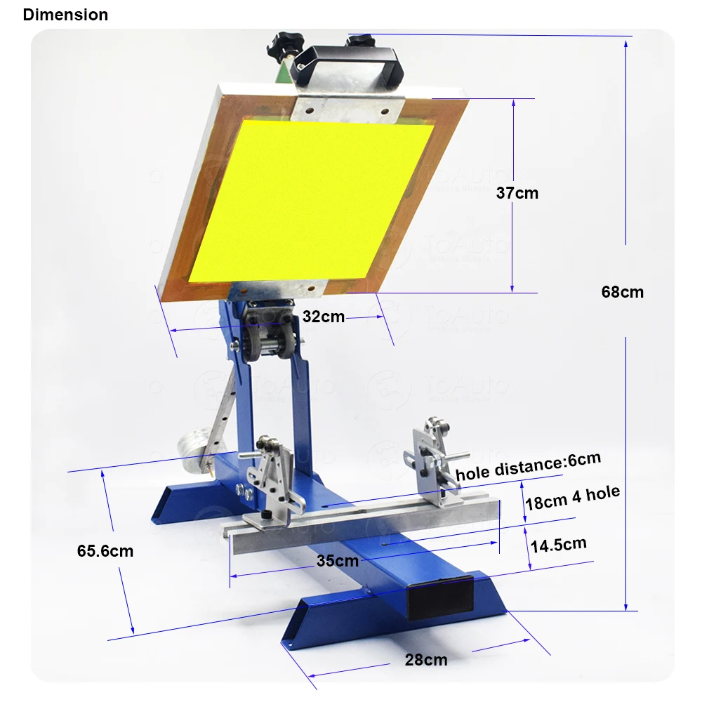 silk screen press