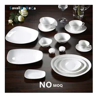 

Savall HoReCa star hotel restaurant bone china dinner set white porcelain tableware porcelain dinnerware set ceramic dinner sets