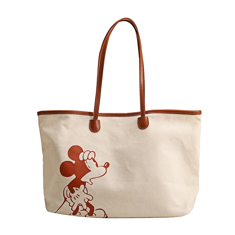 

New Disney Genuine Women's Shoulder Bag Tote Bag Cute Canvas Shopping Bag