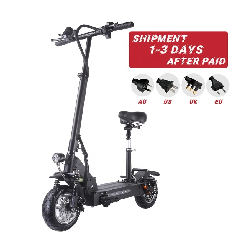 

High Quality 1200W Electric Scooter Single Motor Electric Scooter 48V Off Road Electric Scooter