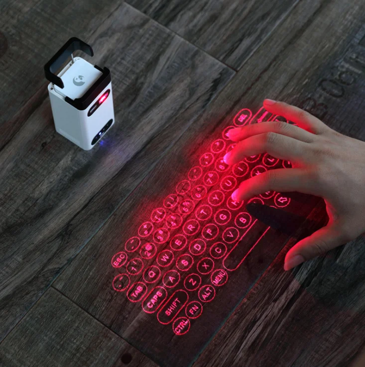 

BT virtual laser keyboard Portable Wireless Projection mini keyboard for computer mobile smart Phone With Mouse function, Customized