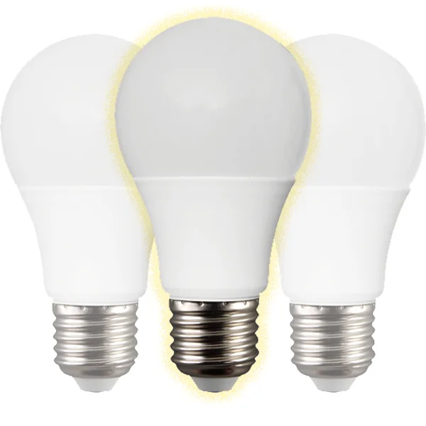 Free sample LED Bulbs A19 A60 E27 9w 900LM 6500K Daylight cold light color lampara lighting RoHs raw material