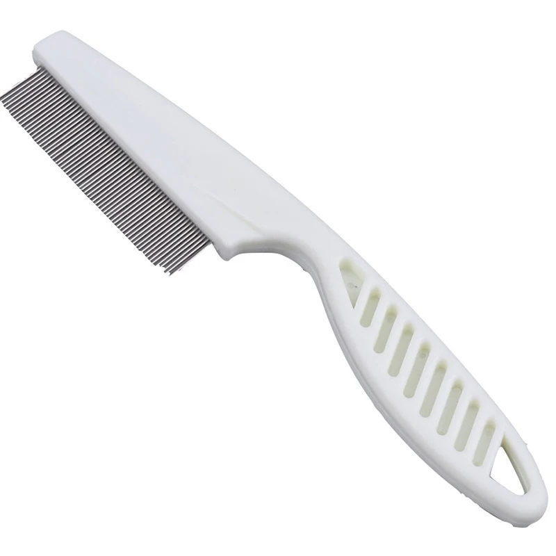 

Pet Stainless Steel Teeth Remove Dog Cat Flea pet grooming needle comb Metal Grooming Brushes Tools, Customized color