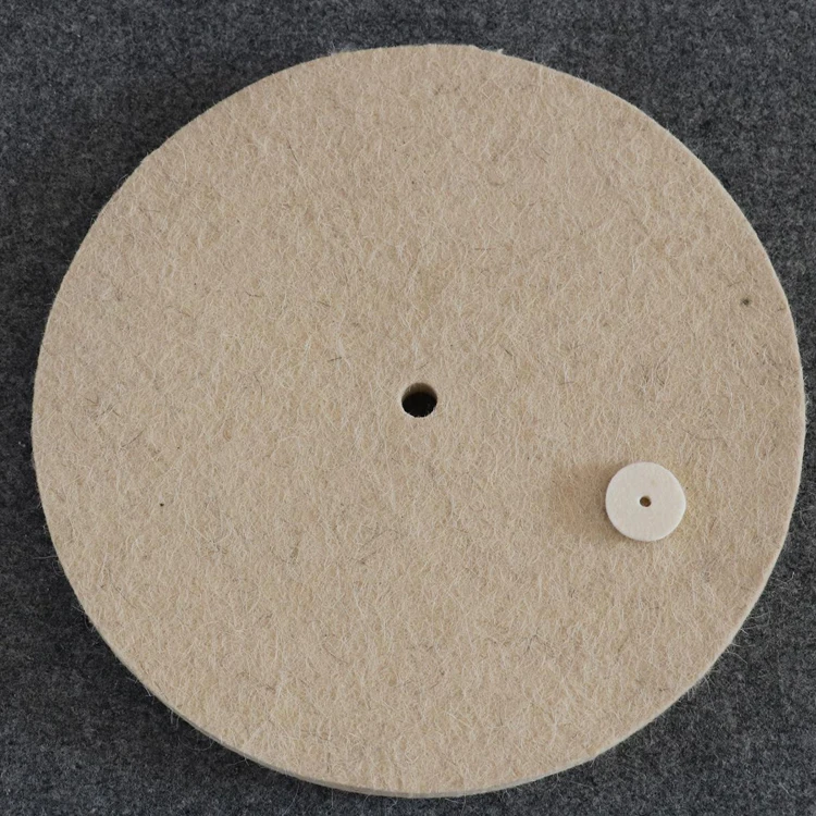 
durable wool felt wheel polishing disc for mable polishing 