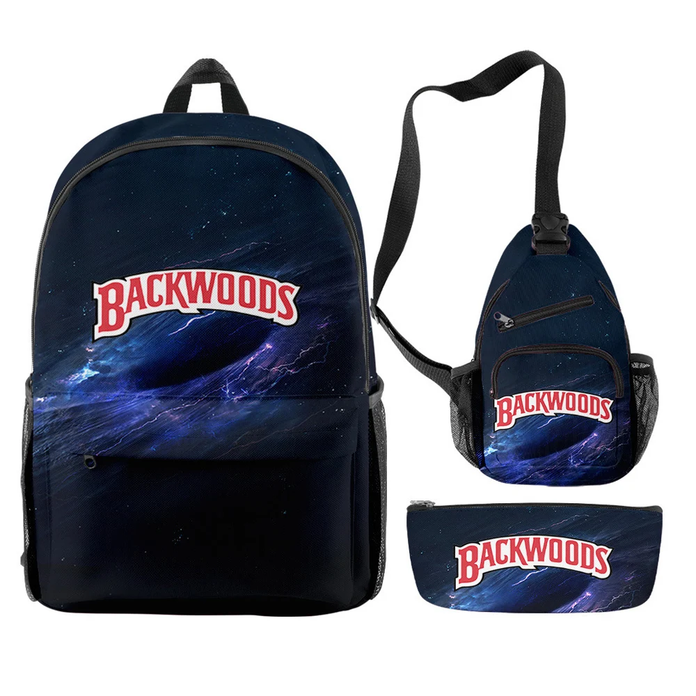 

In Stock 2021Kids Girls Backwoods School Cartoon Backpack Set Eco Friendly 3 In 1 Crossbody Shoulder Bags Set
