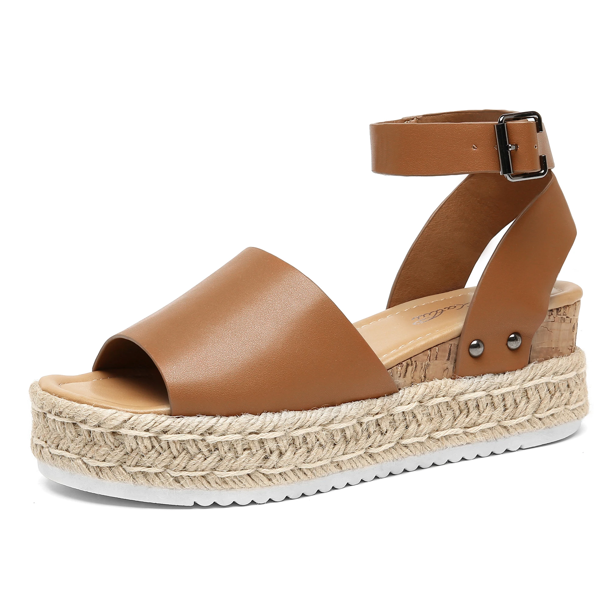 

Chunky Heels Summer Slippers Ladies Flat Sandals Women Slippers, 3 colors