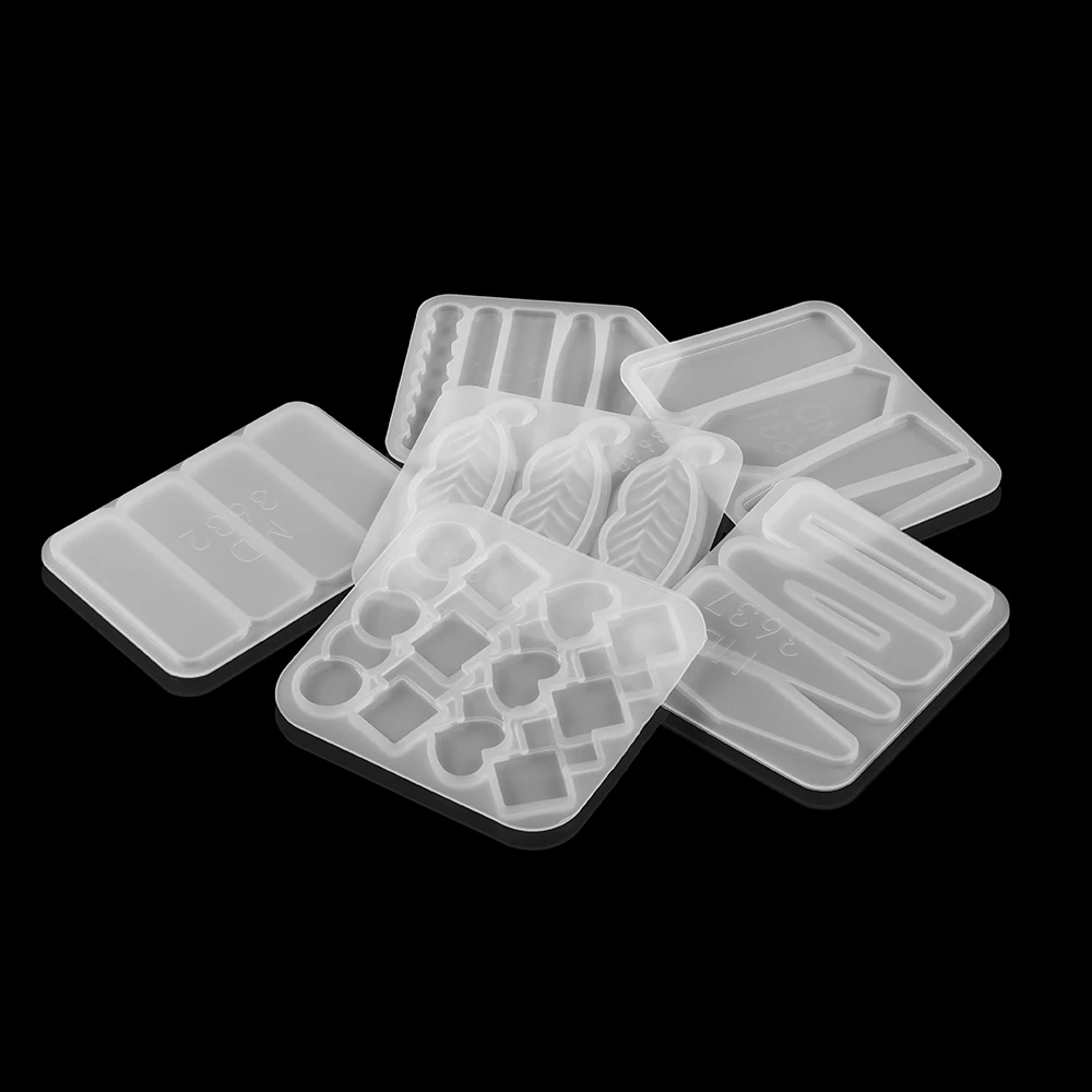 

Transparent Hairpin Silicone Molds Epoxy Resin Mould For DIY UV Resin Hair Jewelry Crafts Making Tools Accessories Transparent, As shown