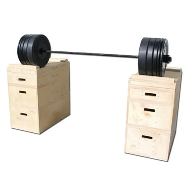 

High Quality Weight lifting Wooden Jerk Box Jerk Block for Weight Lifting
