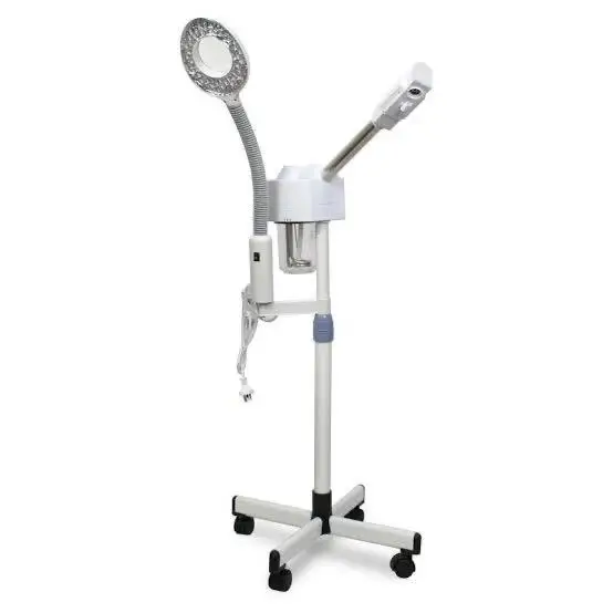 

costmetic mirror and nano spray machine 2 in 1, White