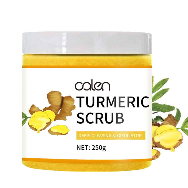 

FREE SAMPLE 250g Best Face Scrub Exfoliator Natural Tumeric Deep Face Scrub