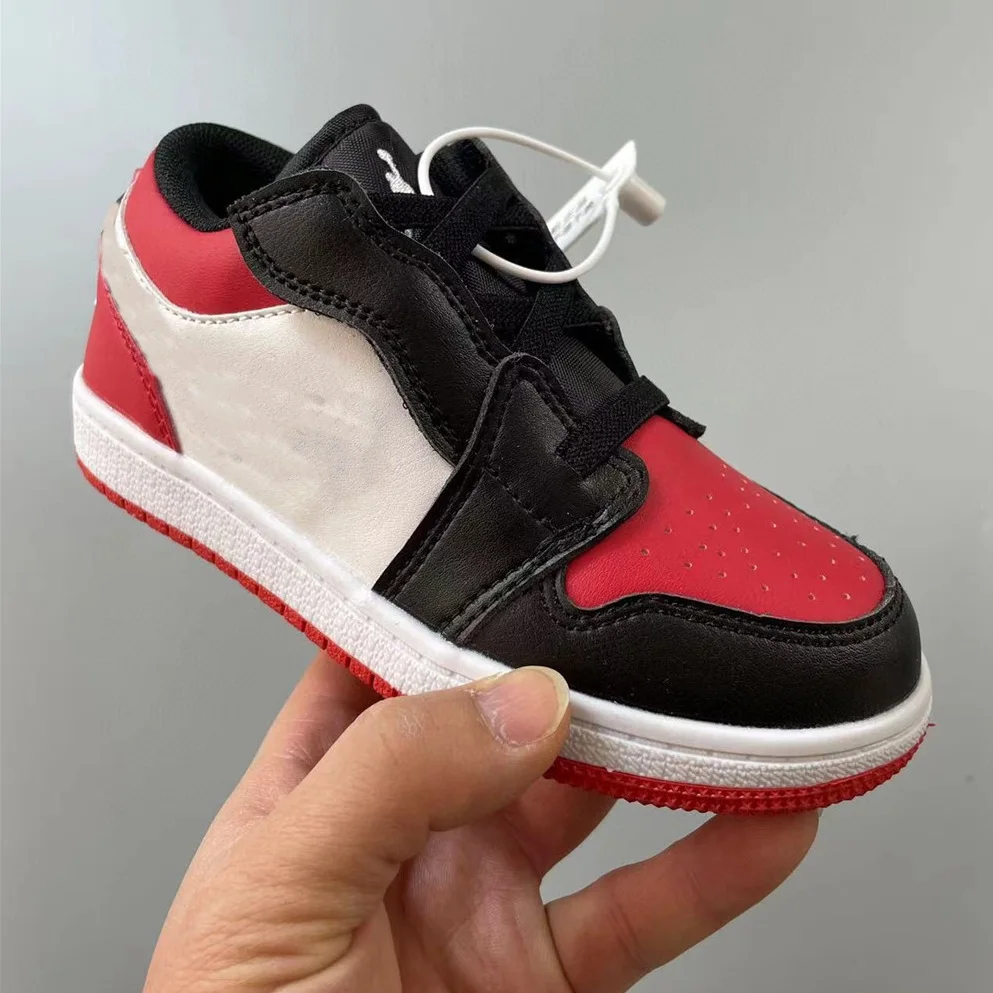 

Hook&Loop Boys Girls Jumpman 1 Basketball Shoes Children Toddler Sport Trainer Travis Scotti Obsidian Youth Kids Outdoor Sneaker