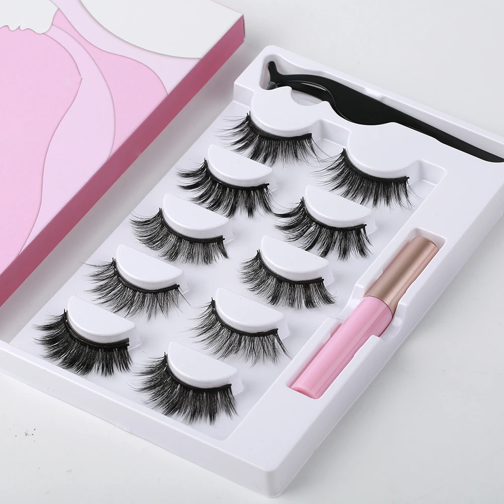 

Magnetic liner false lashes set eyelashes false lashes multiple pairs