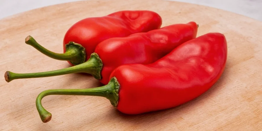 Various types of Chinese peppers on display